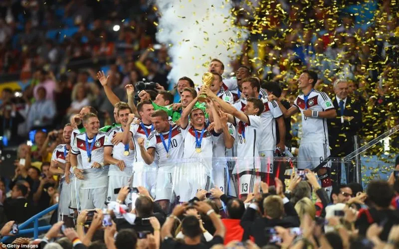danh sach cac doi vo dich world cup trong lich su nhieu nhat