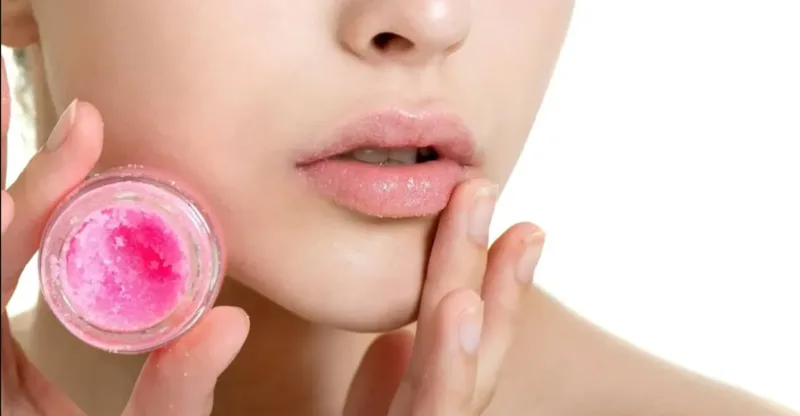 Làm mềm, lau nhẹ và dưỡng ẩm là quy trình chăm sóc môi an toàn.