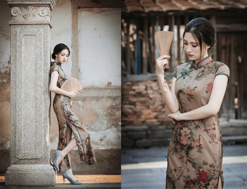 Sườn xám tôn lên vẻ đẹp kiêu sa, thanh lịch và đường nét duyên dáng của người phụ nữ Á Đông.